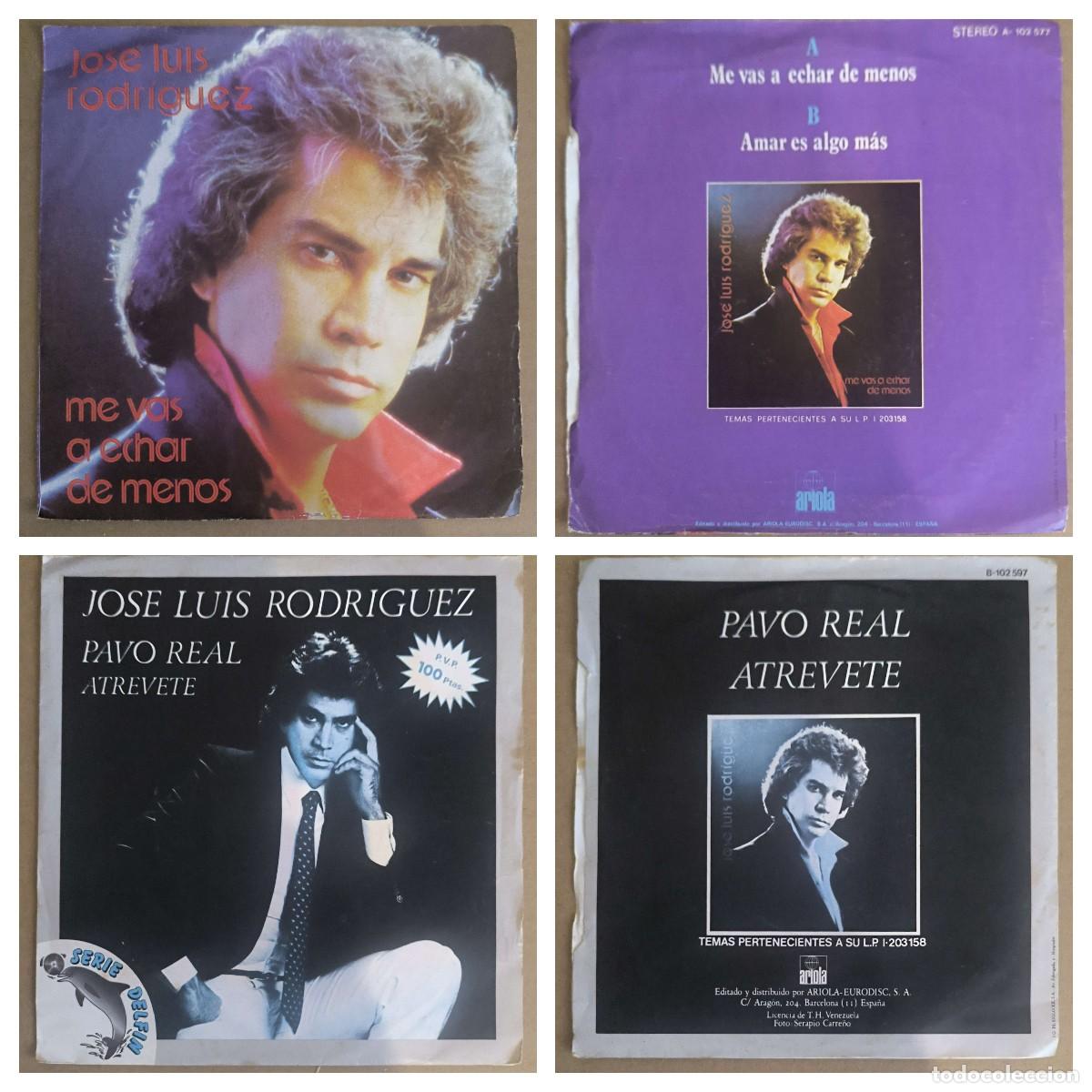 Discos de vinilo: JOSE LUIS RODRIGUEZ &rdquo;EL PUMA&rdquo; - LOTE 2 Singles - Foto 1