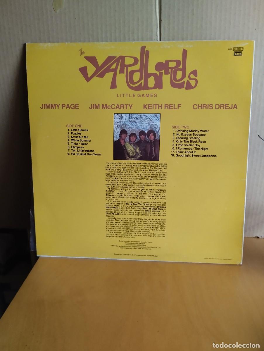 Discos de vinilo: THE YARDBIRDS ---- LITTLE GAMES - Foto 2