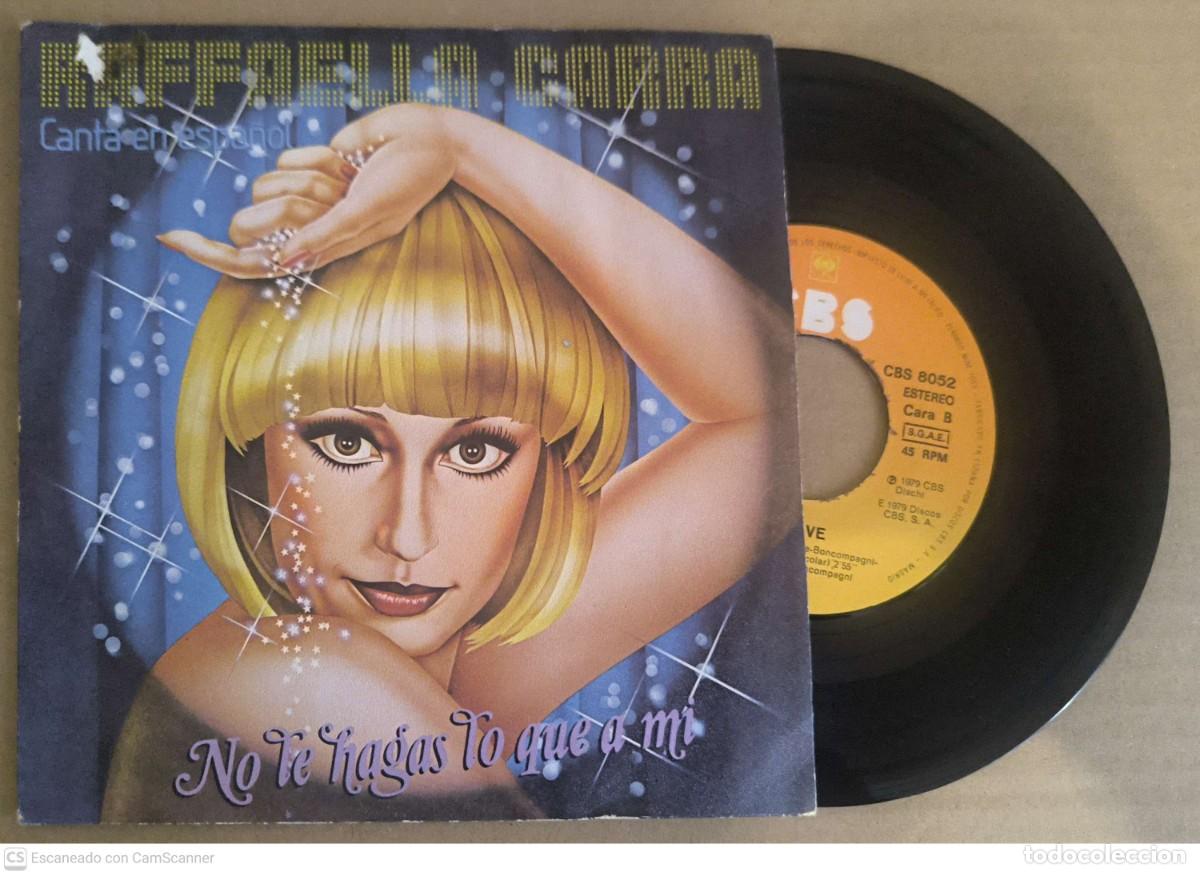 Discos de vinilo: RAFFAELLA CARRA - LOTE 2 Singles - Foto 4