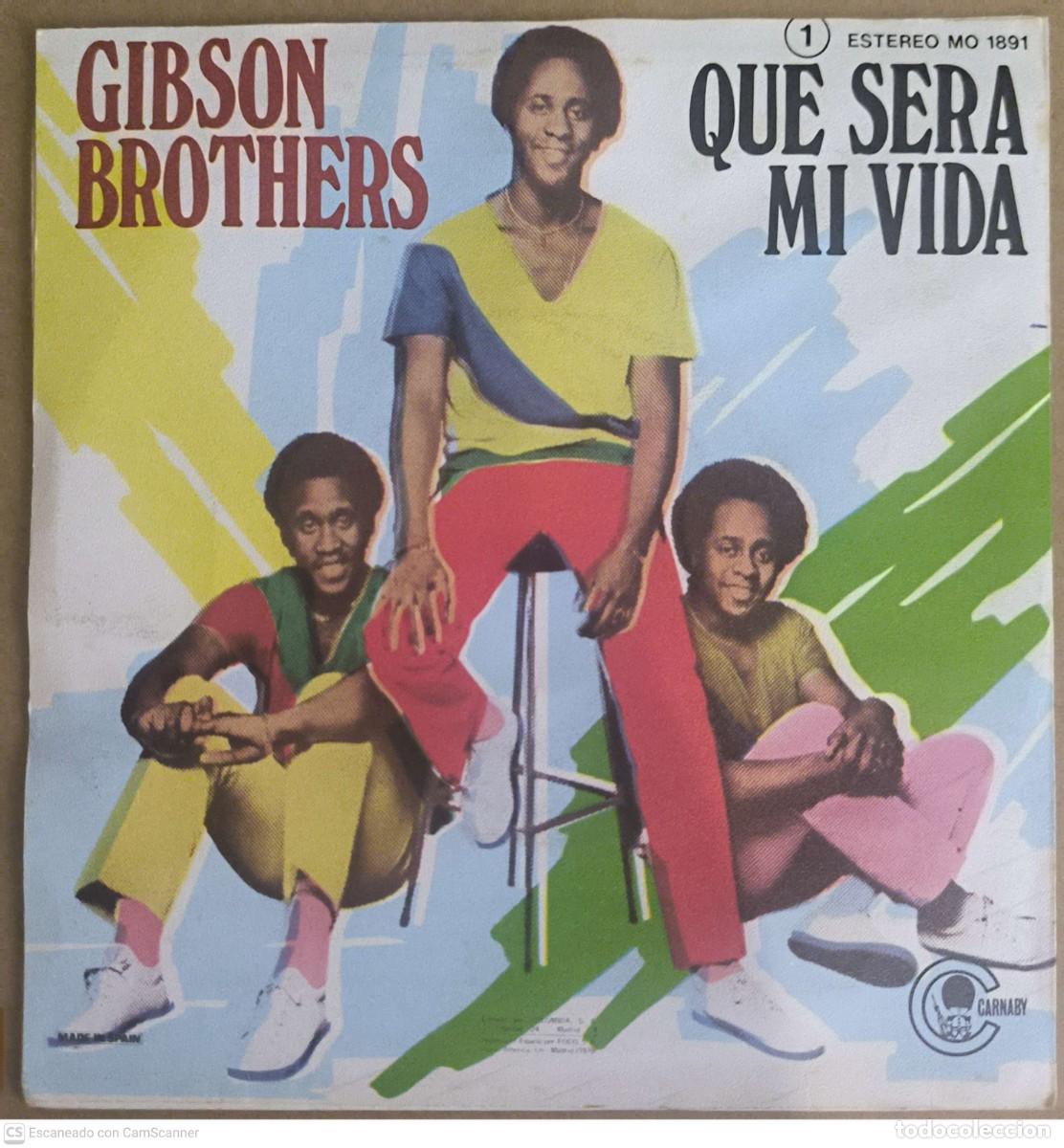 Discos de vinilo: GIBSON BROTHERS - Lote 3 Singles - Foto 6