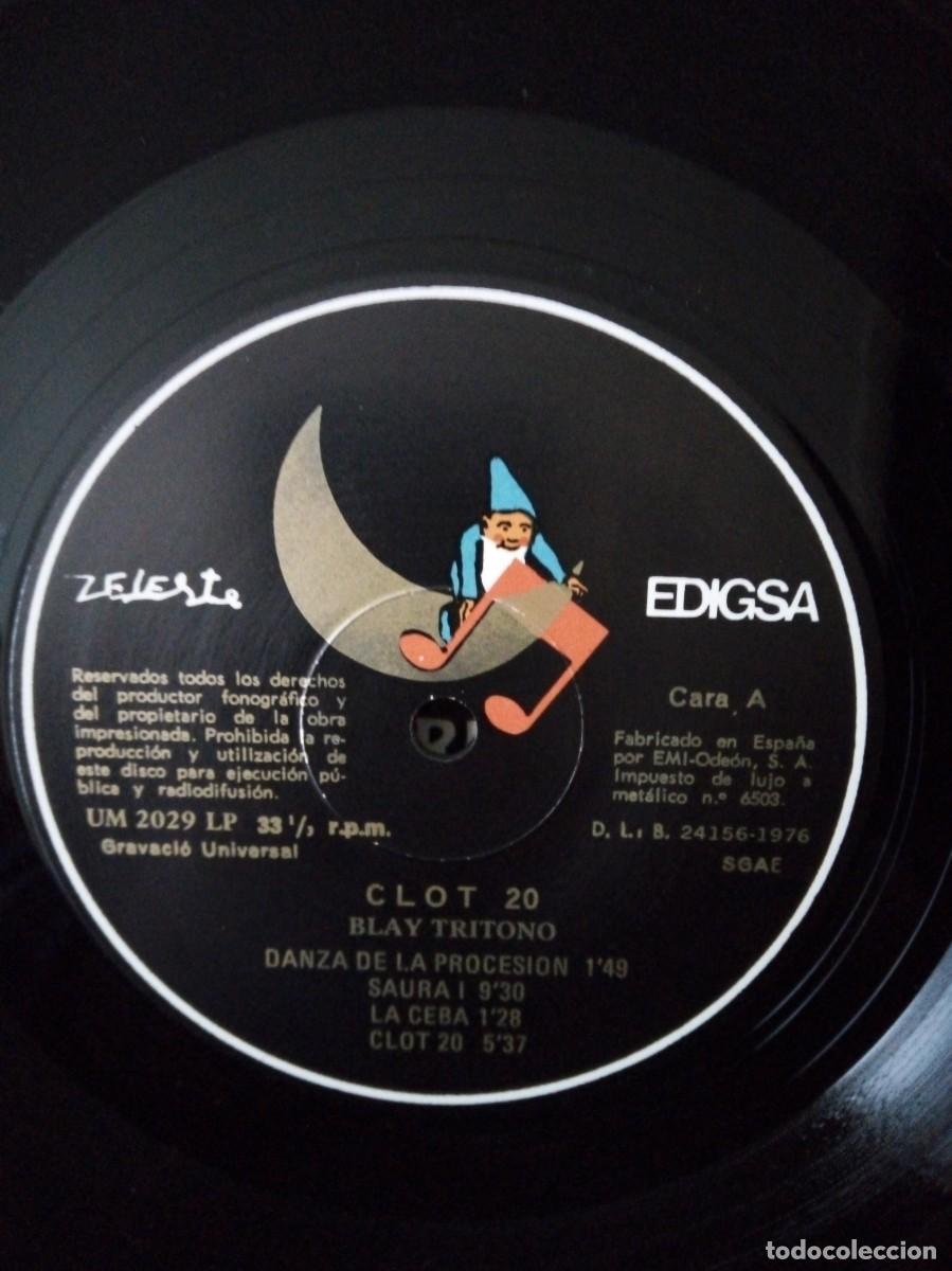 Discos de vinilo: Blay Tritono, Clot 20, 1976. - Foto 3