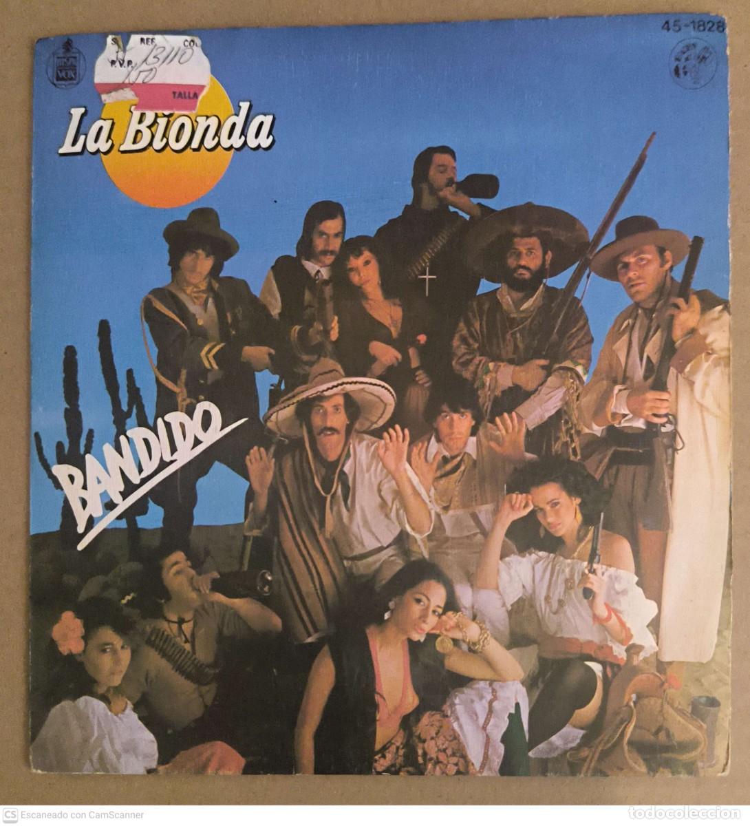 Discos de vinilo: LA BIONDA - Lote 2 Singles - Foto 2