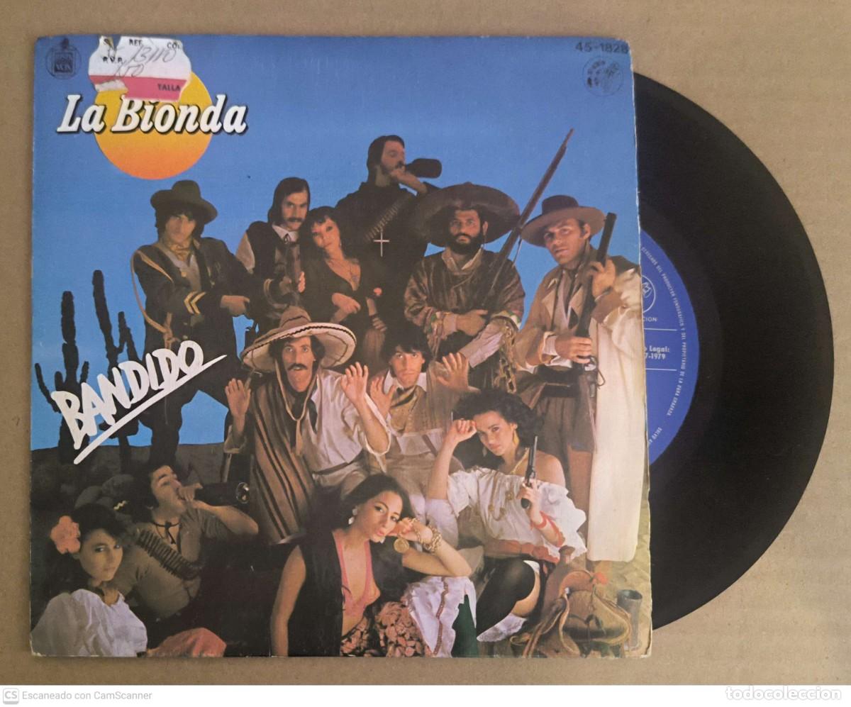 Discos de vinilo: LA BIONDA - Lote 2 Singles - Foto 4