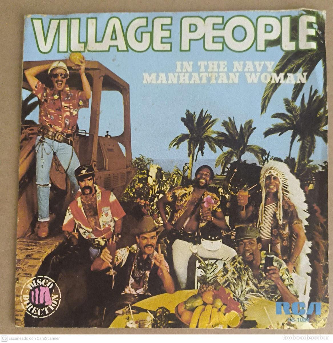 Discos de vinilo: VILLAGE PEOPLE - Lote 2 Singles - Foto 2