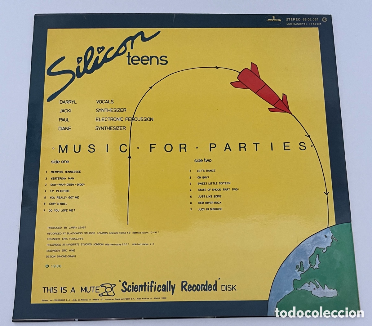 Discos de vinilo: Vinilo LP Silicon Teens - Synth Pop - Foto 2
