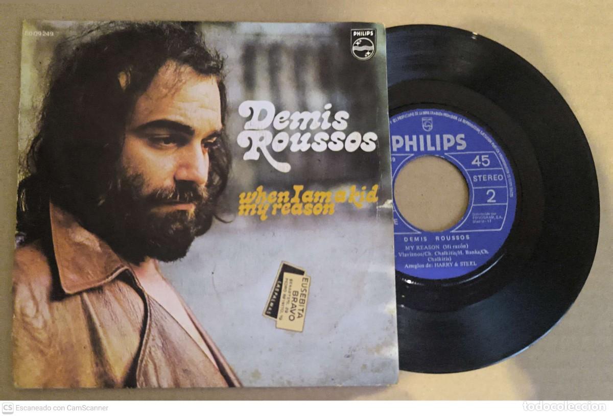 Discos de vinilo: Demis Roussos - Lote 2 Singles - Foto 7