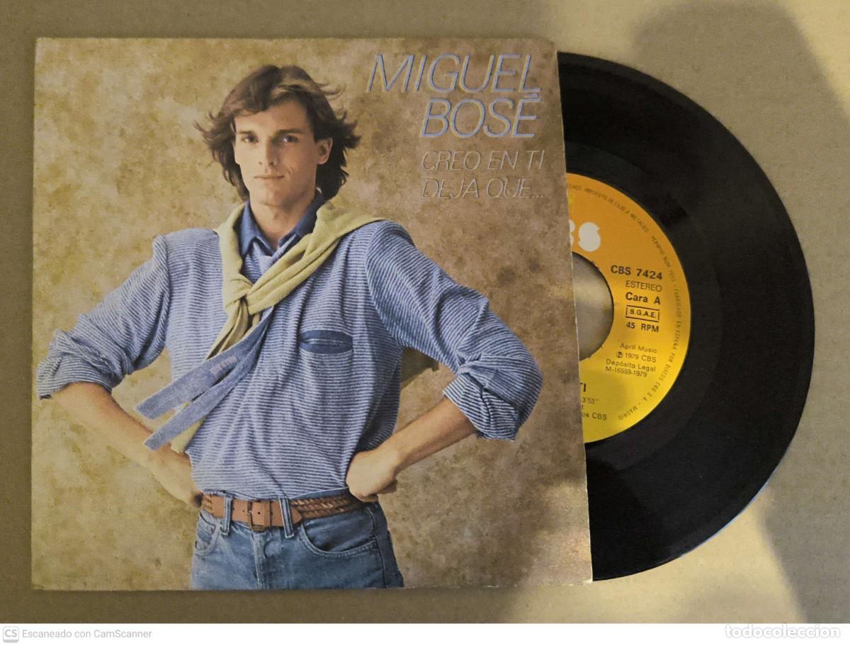 Discos de vinilo: MIGUEL BOSE - Lote 2 Singles - Foto 4