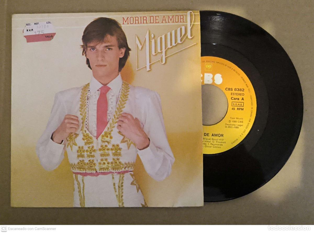 Discos de vinilo: MIGUEL BOSE - Lote 2 Singles - Foto 7