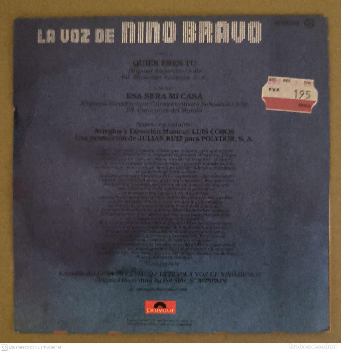 Discos de vinilo: NINO BRAVO - Lote 3 Singles - Foto 9
