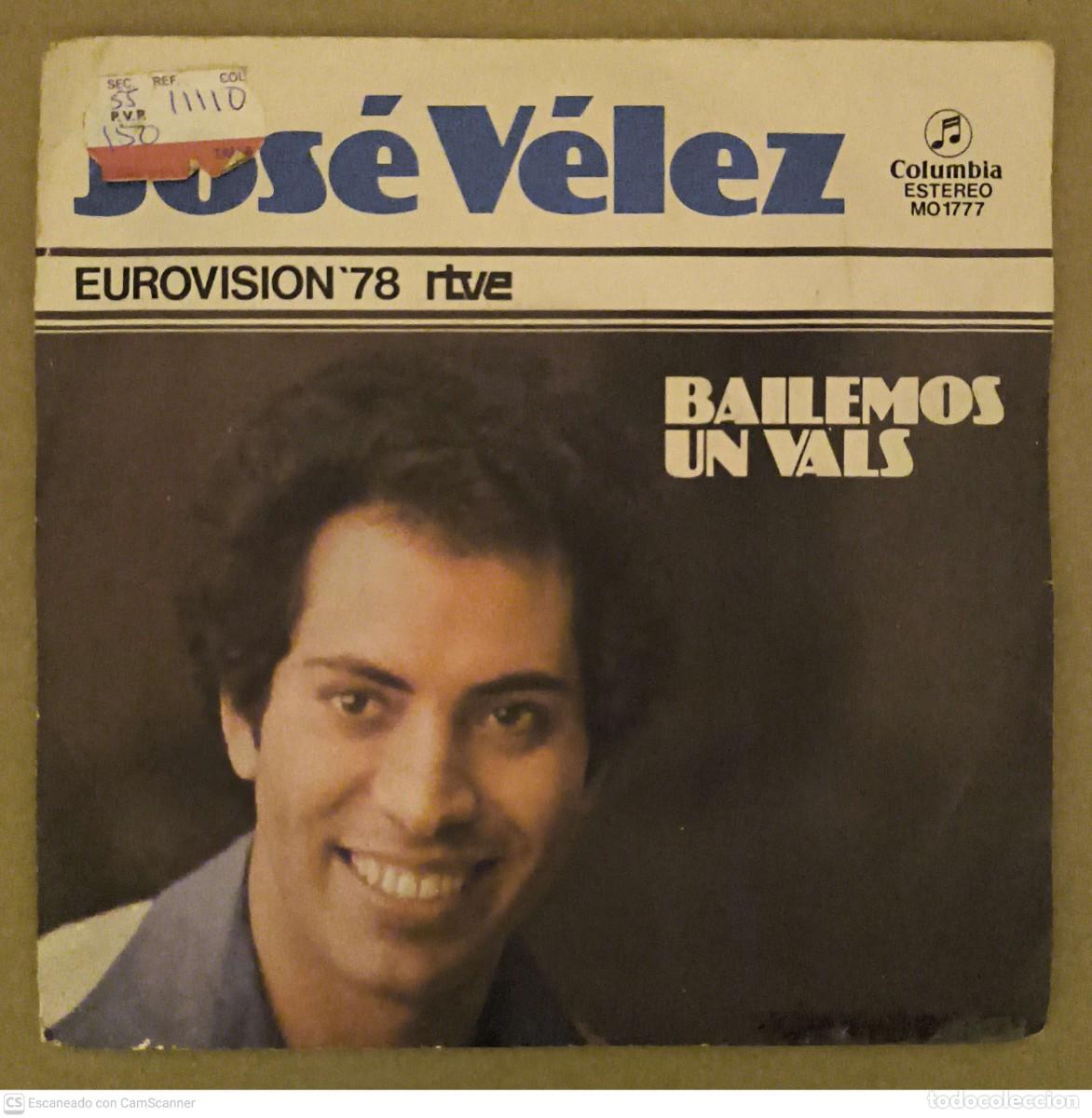 Discos de vinilo: JOSE VELEZ - Lote 6 Singles - Foto 2