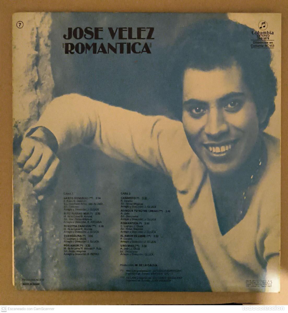 Discos de vinilo: JOSE VELEZ - Lote 2 LPs - Foto 3