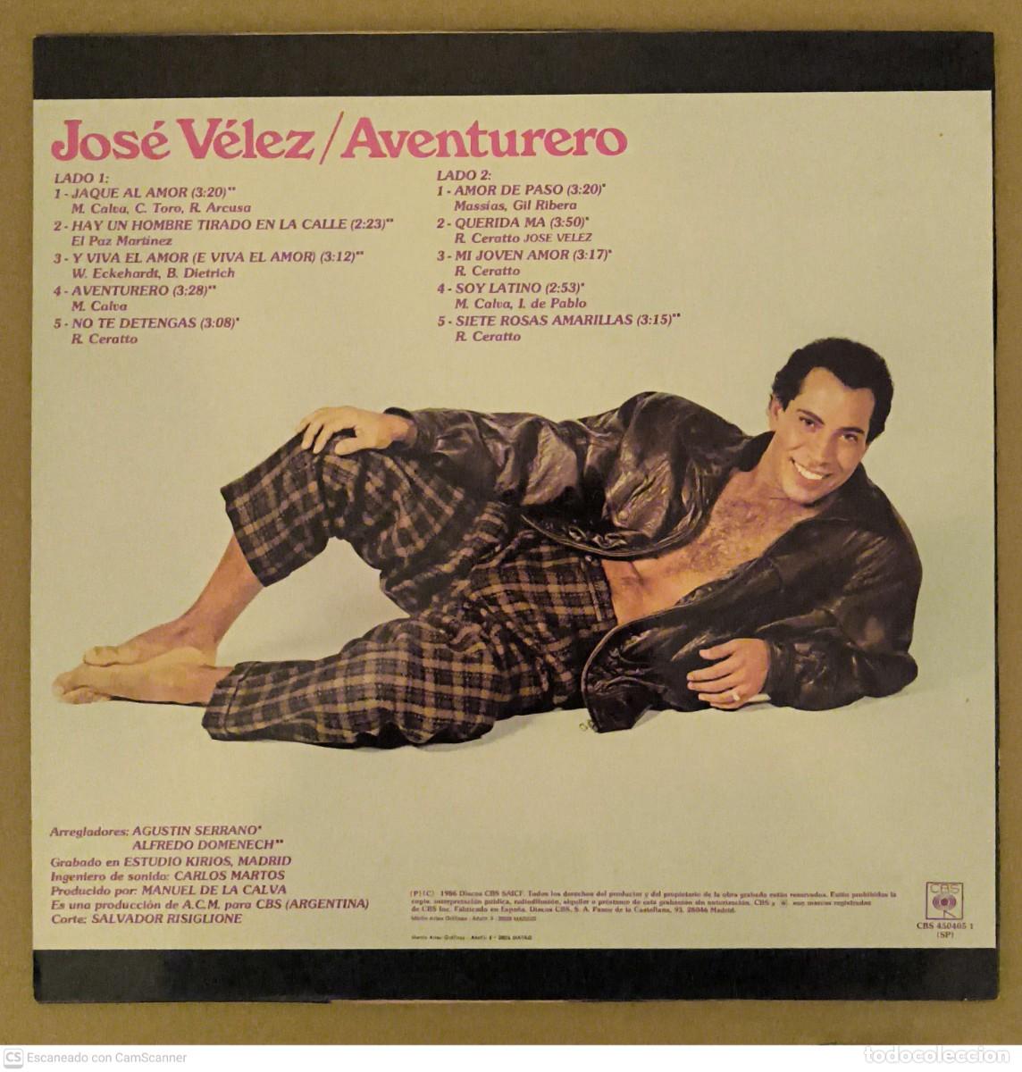 Discos de vinilo: JOSE VELEZ - Lote 2 LPs - Foto 6