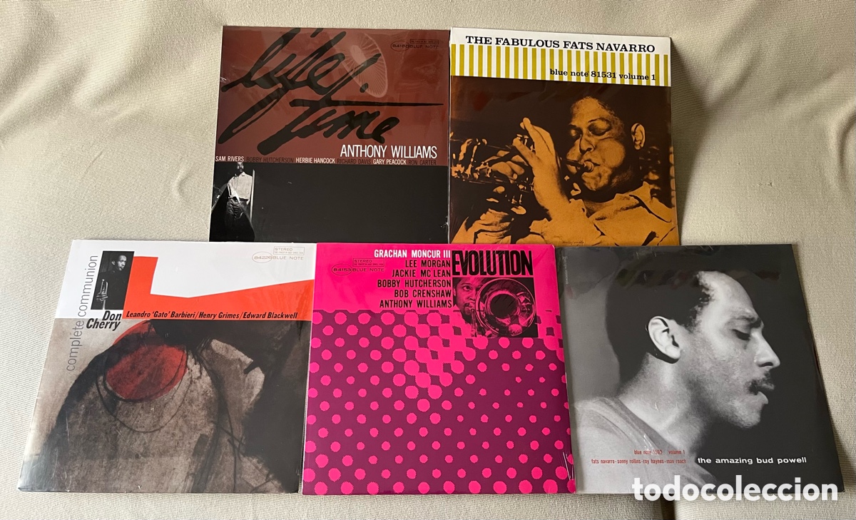 Discos de vinilo: Lote 5 vinilos LPs Blue Note - Jazz - Foto 1