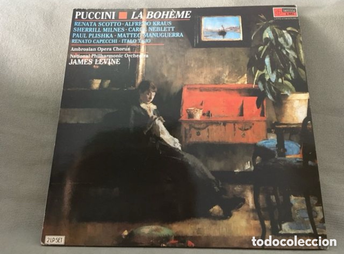 Discos de vinilo: Vinilo Puccini La Boh&egrave;me - 2 LPs - Foto 2