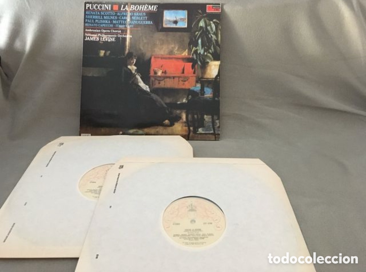 Discos de vinilo: Vinilo Puccini La Boh&egrave;me - 2 LPs - Foto 1