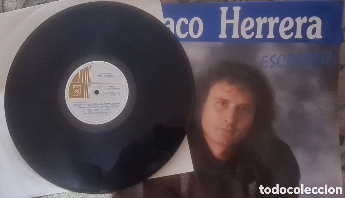 Discos de vinilo: Paco Herrera- Escorpio, 1990 - Foto 3