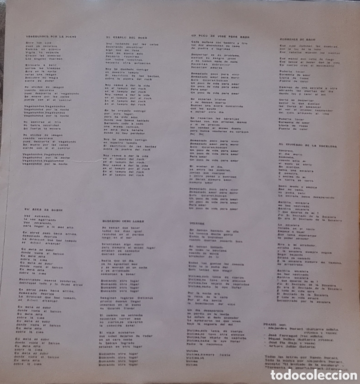 Discos de vinilo: Praxis - Praxis 1987 - Foto 3
