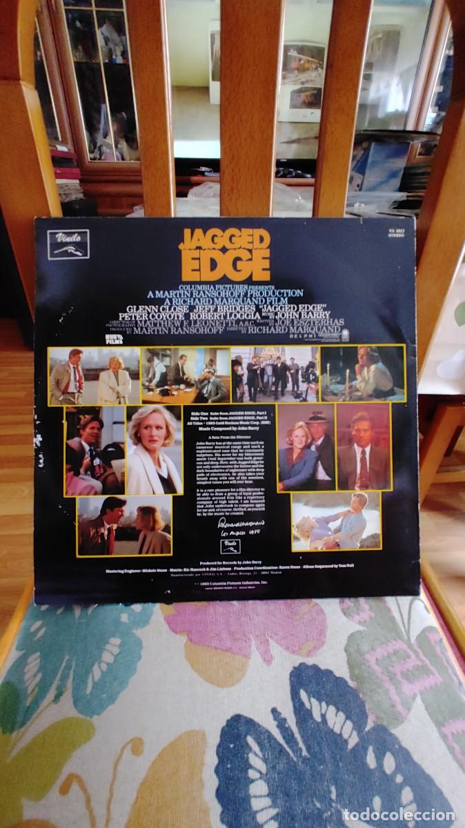 Discos de vinilo: JAGGED EDGE-LP JOHN BARRY - Foto 2