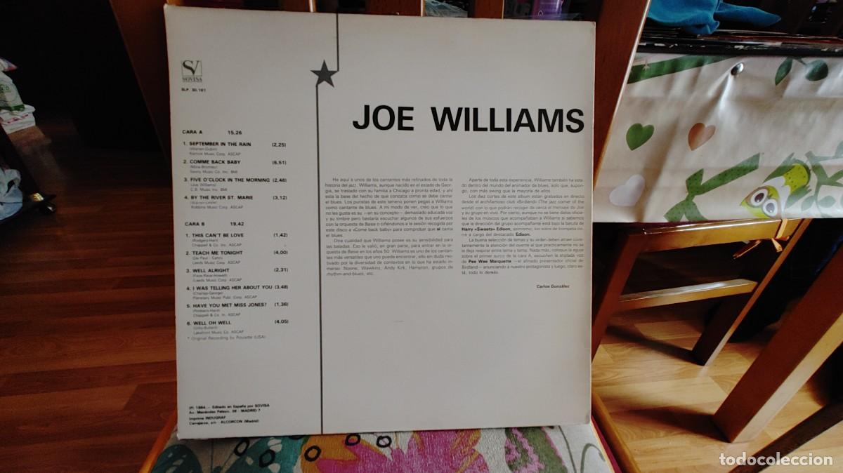 Discos de vinilo: JOE WILLIAMS-LP ESTRELLAS DEL JAZZ - Foto 4
