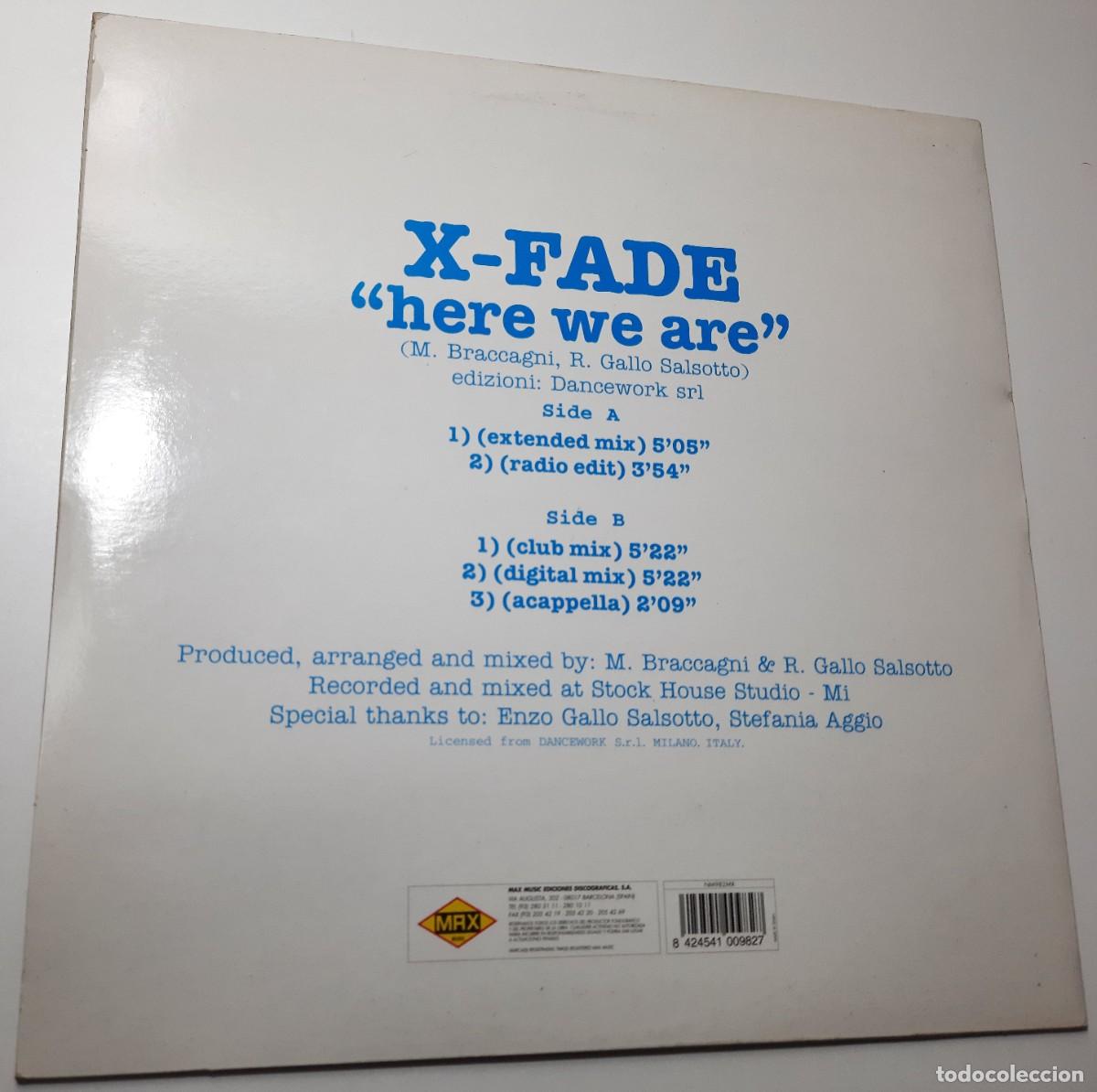 Discos de vinilo: X-Fade &ndash; Here we are - Foto 2