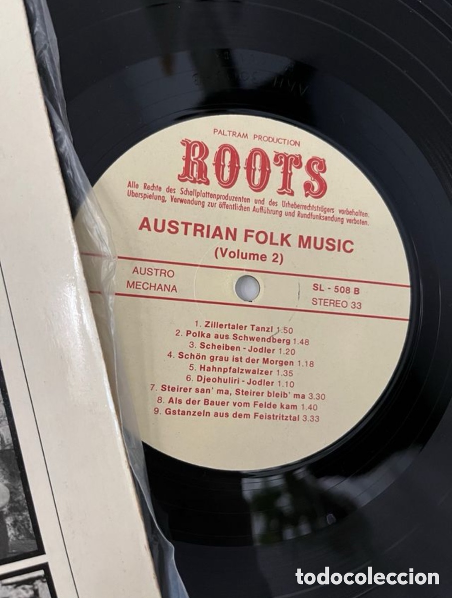 Discos de vinilo: Vinilo Austrian Folk music - Foto 2