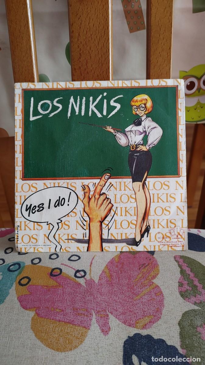 Discos de vinilo: LOS NIKIS-SINGLE YES I DO - Foto 2