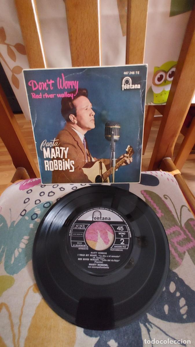 Discos de vinilo: MARTY ROBBINS-EP DON`T WORRY +3 - Foto 1