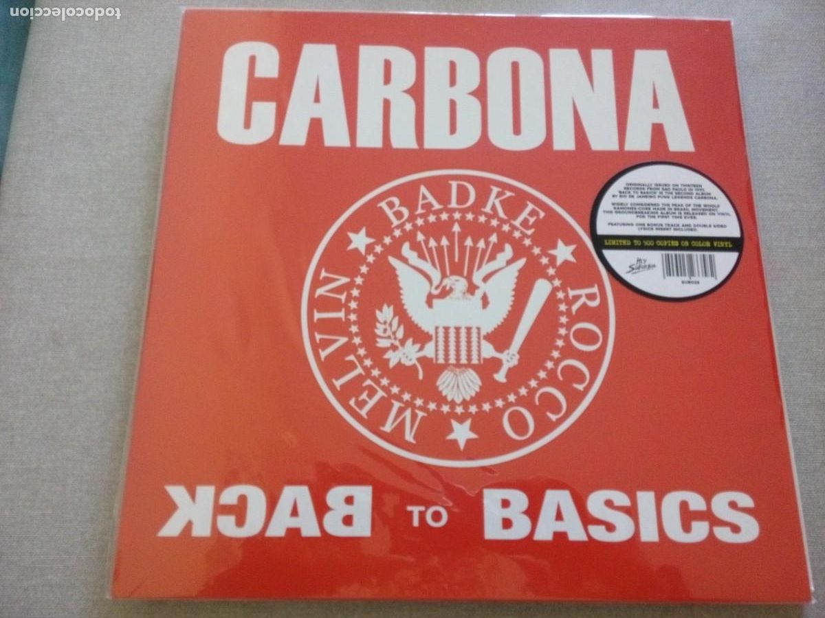Discos de vinilo: CARBONA BACK TO BASICS LP &iexcl;&iexcl;PRECINTADO&iexcl;&iexcl; - Foto 1