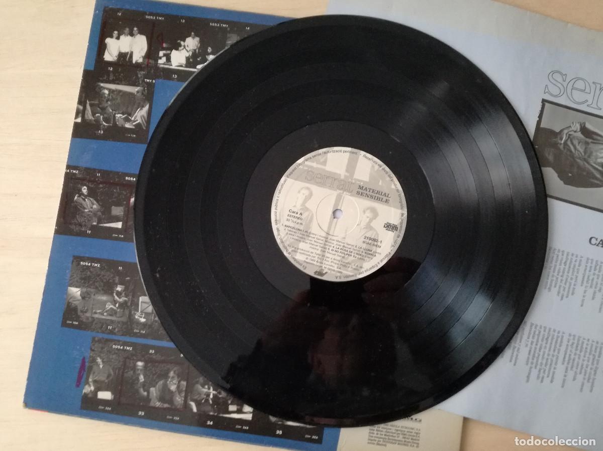 Discos de vinilo: JOAN MANUEL SERRAT - MATERIAL SENSIBLE - COMPLETO - PEDIDO MINIMO 7&euro; - Foto 3