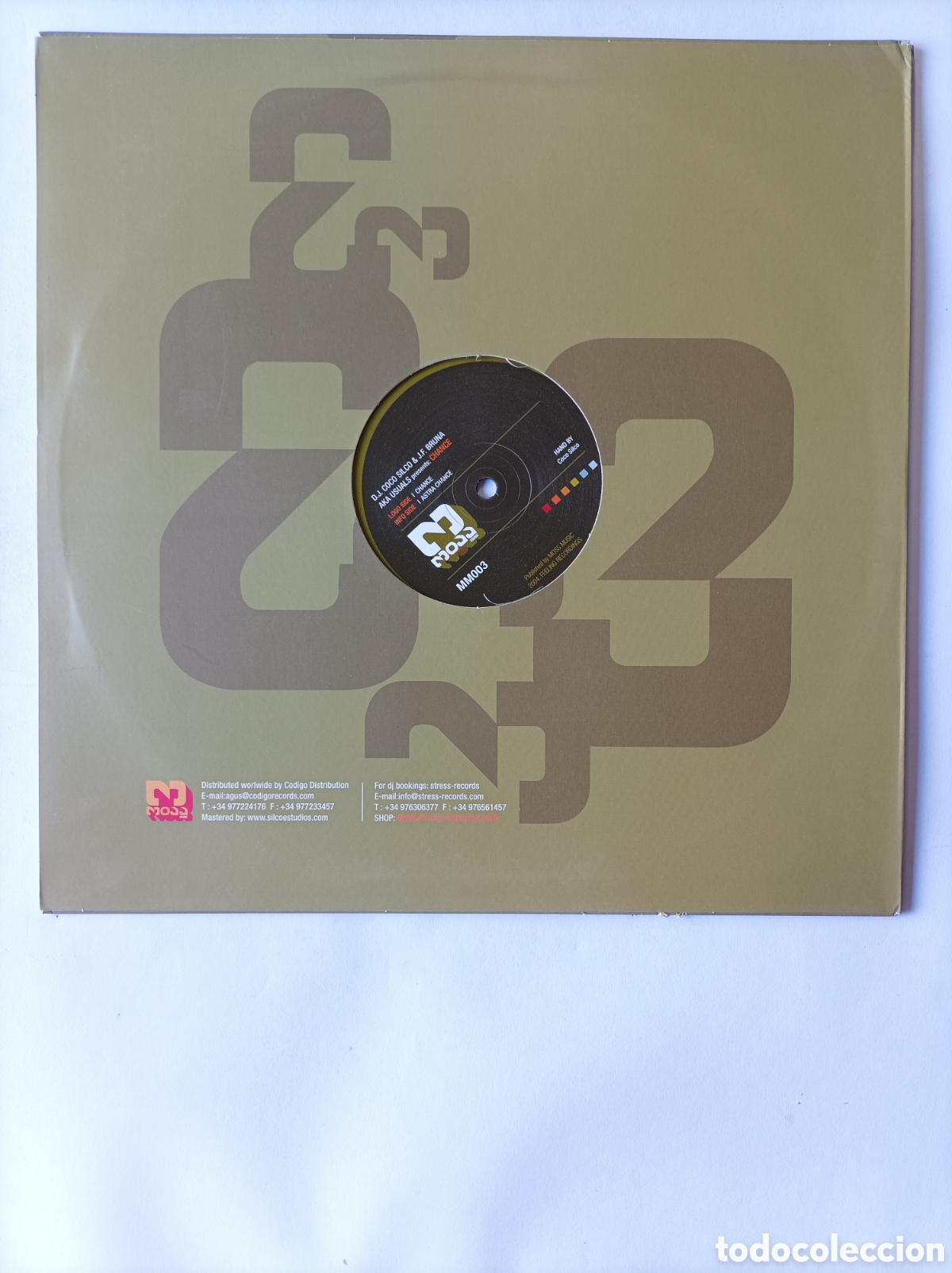 Discos de vinilo: DJ COCO SILCO. MM003. HOUSE TECHNO DANCE. 2004. DISCO VINILO. - Foto 2