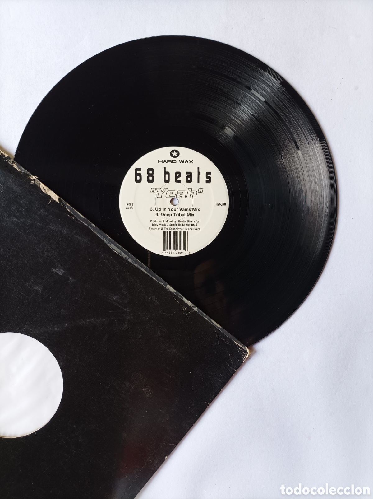 Discos de vinilo: 68 BEATS. YEAH! HARD WAX. HOUSE TECHNO DANCE. DISCO VINILO. - Foto 3