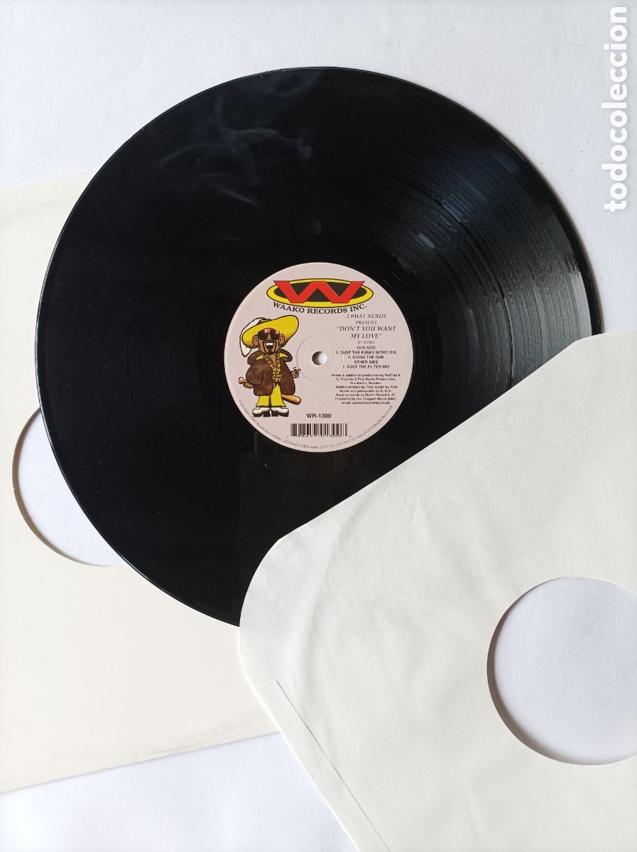 Discos de vinilo: 2 PATH NERDS. WAAKO RECORDS. HOUSE TECHNO DANCE. DISCO VINILO. - Foto 3