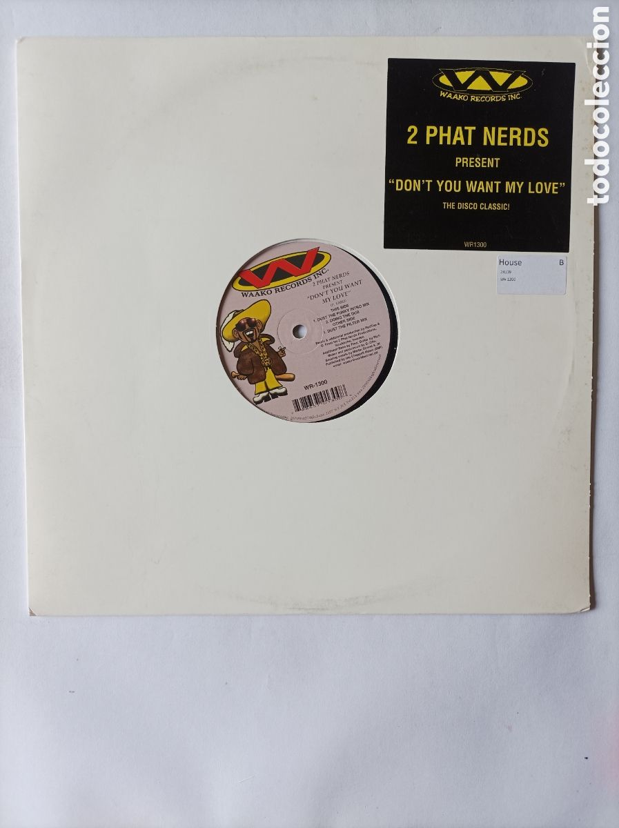 Discos de vinilo: 2 PATH NERDS. WAAKO RECORDS. HOUSE TECHNO DANCE. DISCO VINILO. - Foto 1