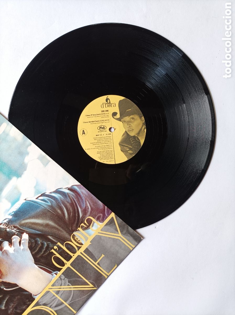 Discos de vinilo: DBORA. HONEY. HOUSE TECHNO DANCE. DISCO VINILO. - Foto 3