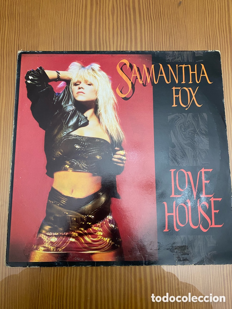 Discos de vinilo: Disco de Vinilo (Maxi) Samantha Fox &ldquo;Love House&rdquo; - Foto 1
