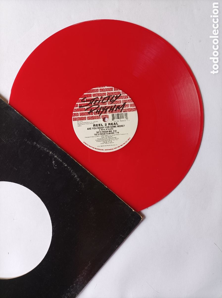 Discos de vinilo: REAL 2 REAL. STRICTLY RHYTHM. HOUSE TECHNO DANCE. DISCO VINILO. - Foto 3