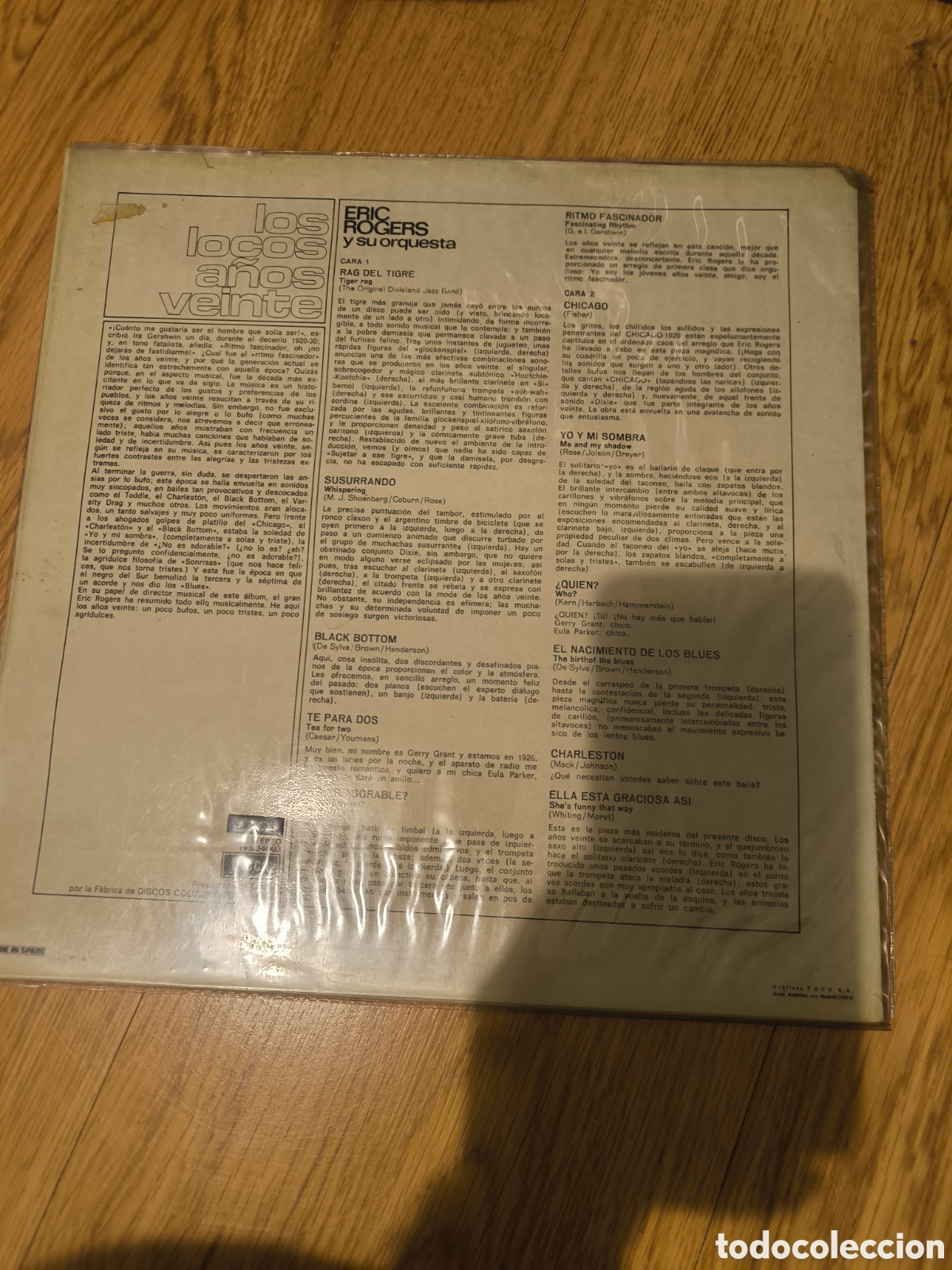 Discos de vinilo: VINILO &rdquo;LOS LOCOS A&Ntilde;OS VEINTE&rdquo; - Foto 2