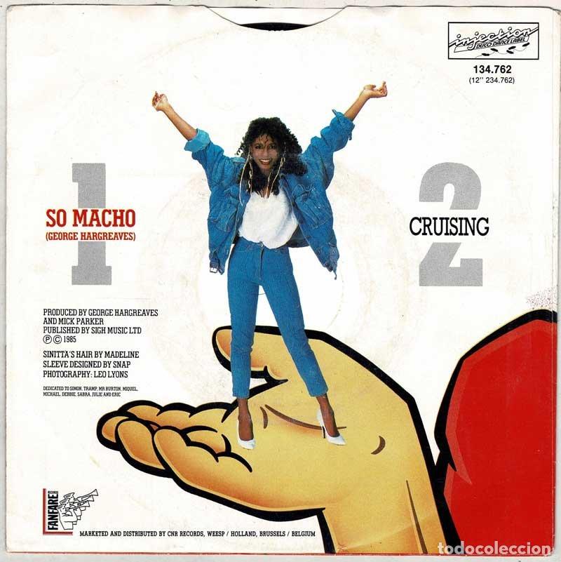 Discos de vinilo: Sinitta - So Macho. Single - Foto 2