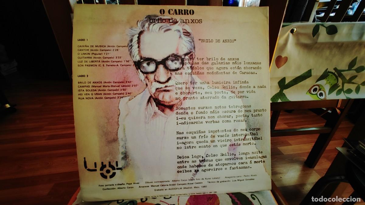 Discos de vinilo: O CARRO-LP BRILO DE ANXOS - Foto 2