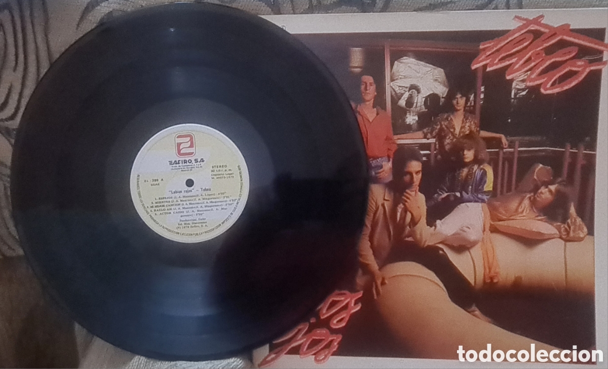 Discos de vinilo: TEBEO -Labios rojos, lp de 1980 - Foto 5
