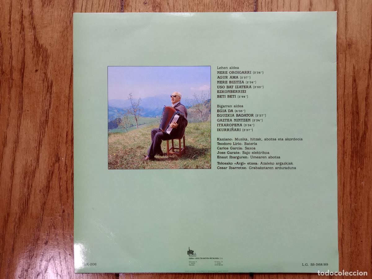 Discos de vinilo: Kaxiano - nere oroigarri - Foto 2