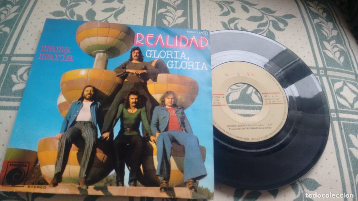 Discos de vinilo: Single ( vinilo) de REALIDAD a&ntilde;os 70 - Foto 1