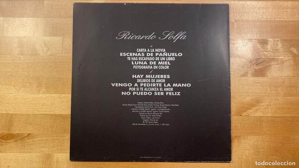 Discos de vinilo: Ricardo Solfa &ndash; Carta A La Novia - Foto 2