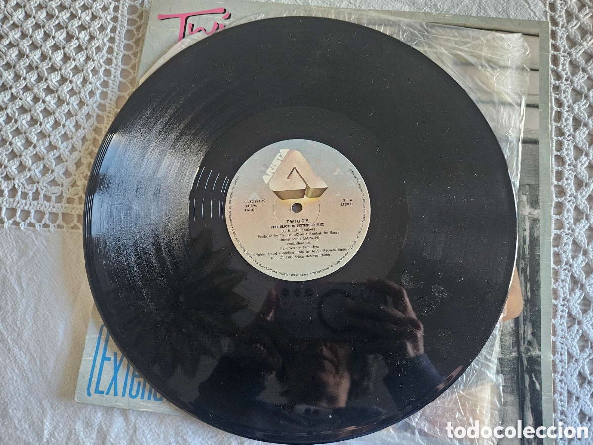 Discos de vinilo: Lp Twiggy Feel Emotion extended mix - Foto 2