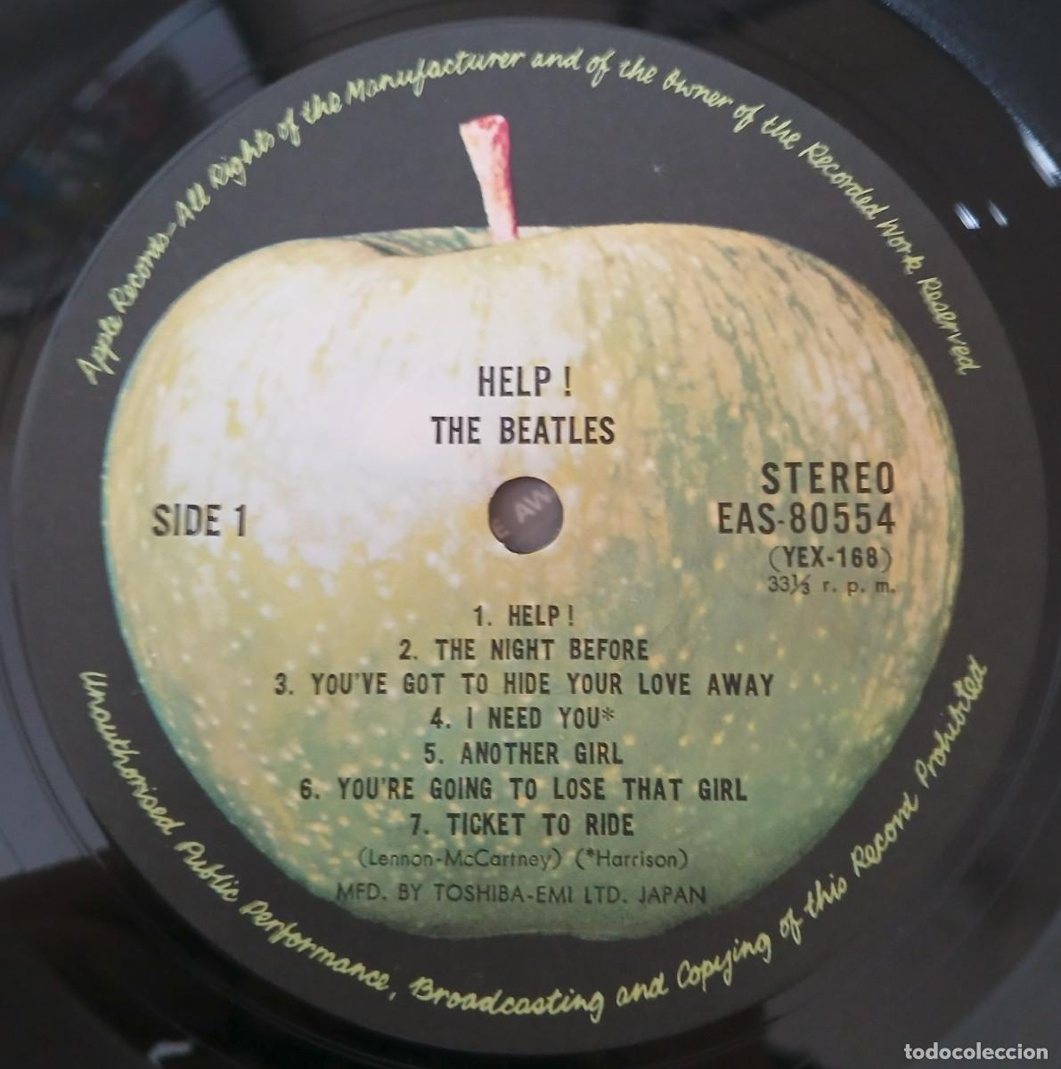 Discos de vinilo: The Beatles = ザ・ビートルズ Help! = 4人はアイドル (EMI 1965) - Foto 3