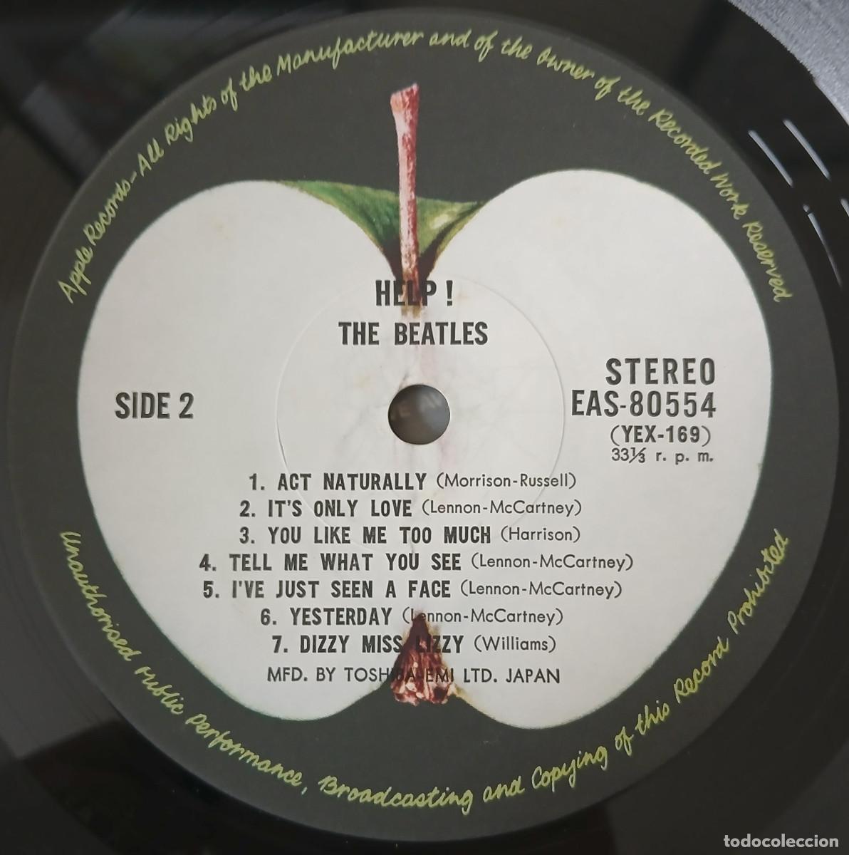 Discos de vinilo: The Beatles = ザ・ビートルズ Help! = 4人はアイドル (EMI 1965) - Foto 4