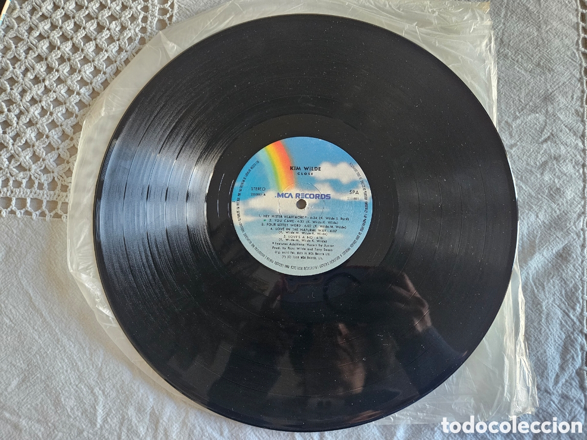 Discos de vinilo: LP Kim Wilde Close 33 rpm - Foto 2