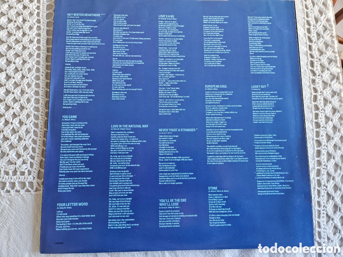 Discos de vinilo: LP Kim Wilde Close 33 rpm - Foto 5
