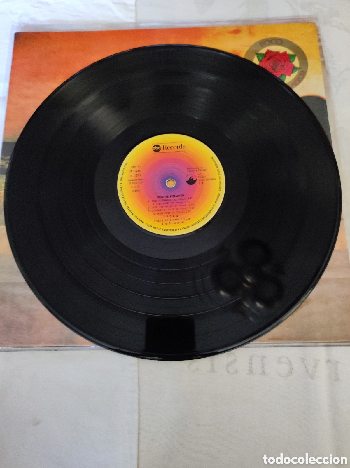 Discos de vinilo: POCO - ROSE OF CIMARRON - Foto 3