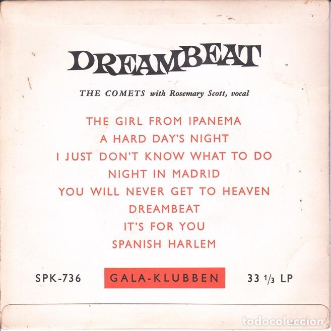 Discos de vinilo: The Comets &ndash; Dreambeat &ndash; SPK 736 (Ed. Sueca) &ndash; 1966 - Foto 2